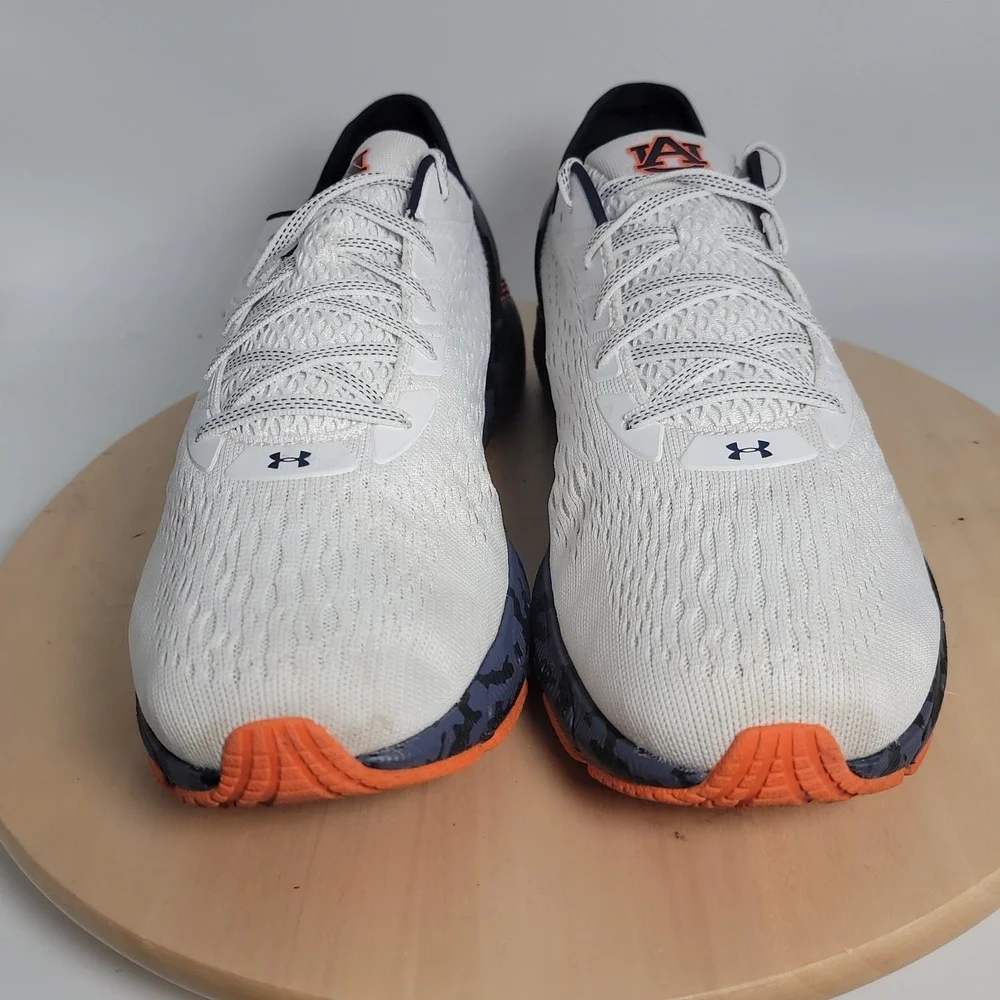 Under Armour HOVR Sonic 4 Auburn Tigers Mens Size 13 White Navy Running Shoes